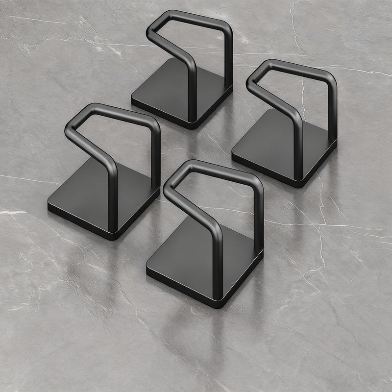 Stainless steel hooks for under-cabinet, no drilling