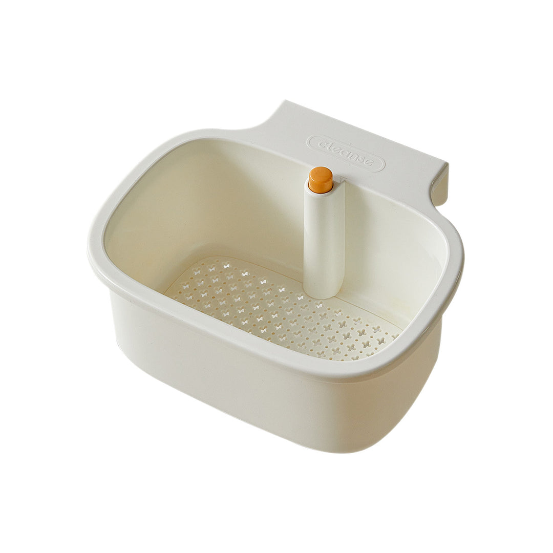 Sink strainer basket with pressure drainage