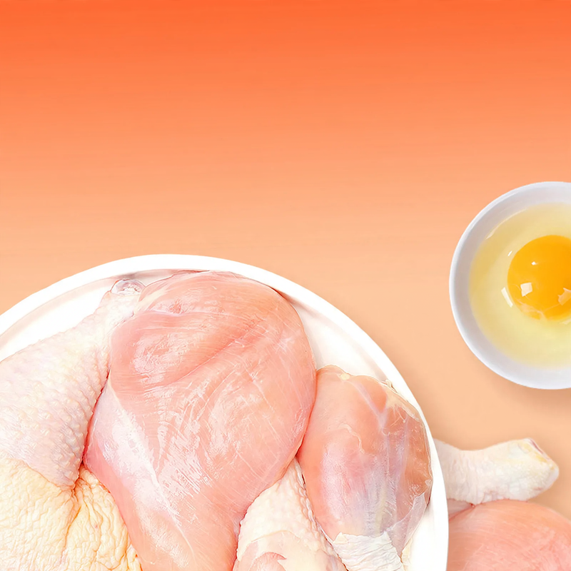 Freeze-dried chicken breast pieces for cats and dogs