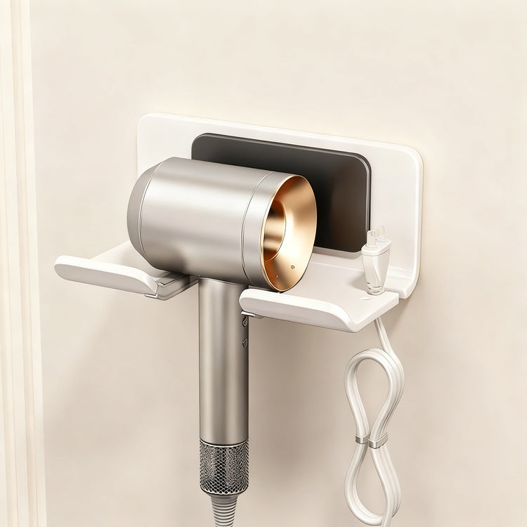 Toothbrush wall holder with toothpaste dispenser