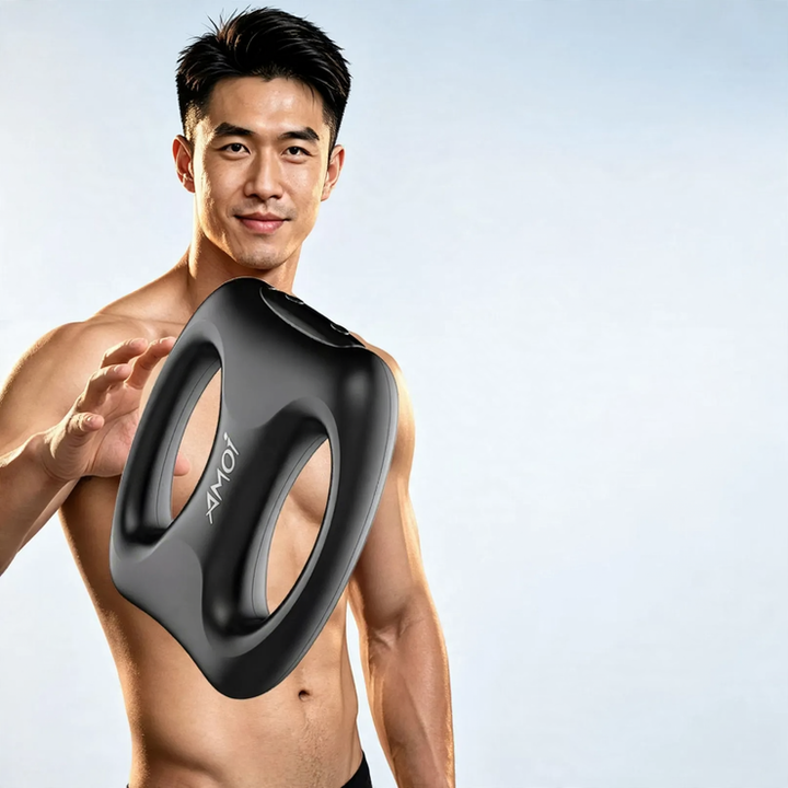 Double Ring Fascia Massage Ring with USB Charging