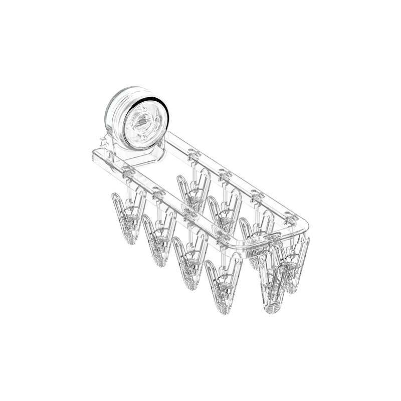 Collapsible drying rack with suction cup, model YM.6996