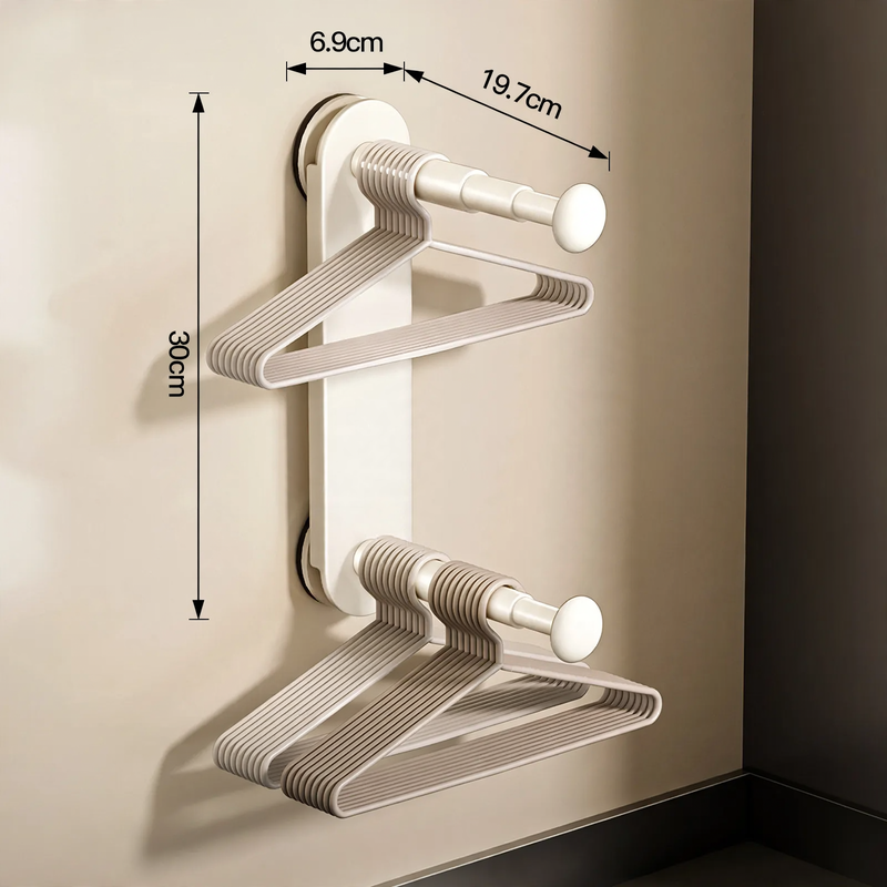 Suction cup drying rack, expandable