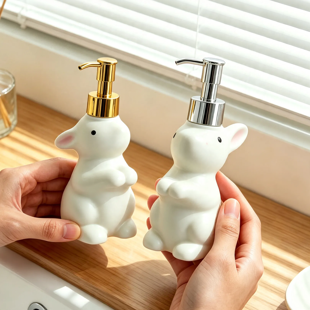 Cute Bunny Pump Bottle, 200 ml