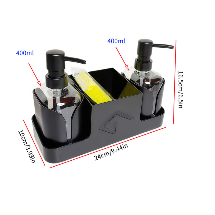 Wall-mounted soap dispenser, ABS