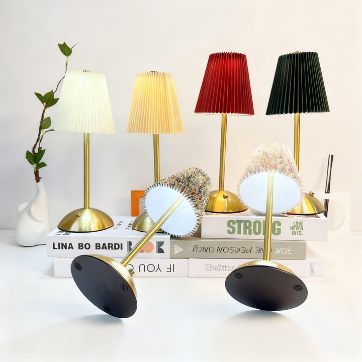 Fabric table lamp with touch switch, 12 model