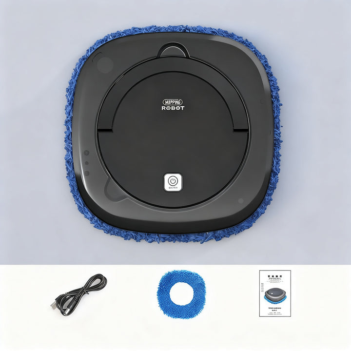 Intelligent wiping robot with water tank and charging function