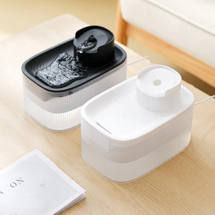 Automatic pet water bowl with circulation