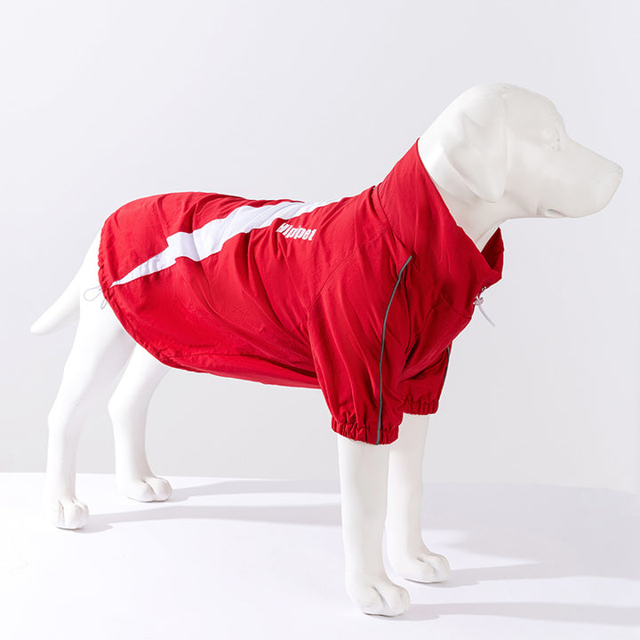 Two-legged jacket for large dogs