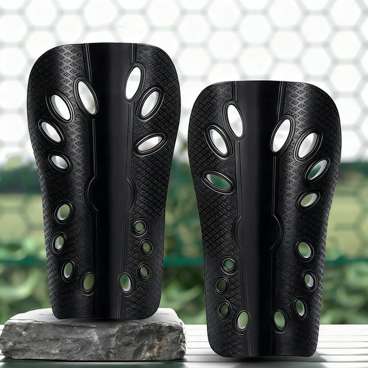 Shin guard, PU, with insert, adults