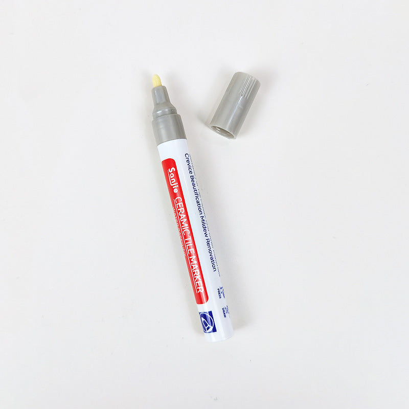 Grout pen for ceramic tiles in various colors