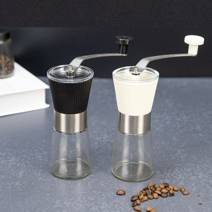 Hand coffee grinder made of stainless steel