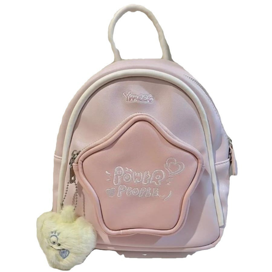 Mini-backpack with five-star design
