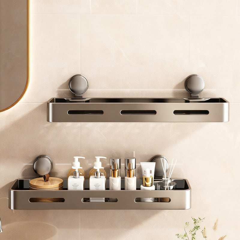 Suction Cup Shelf for Bathroom, wall-mounted