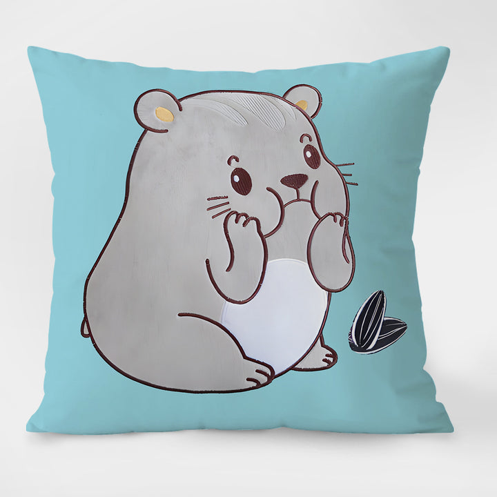 Decorative cushions with cartoon design, filled