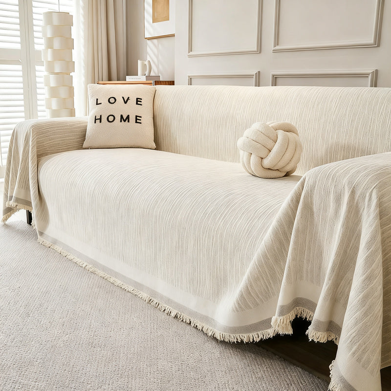 Chenille Sofa Throw, non-slip, various sizes