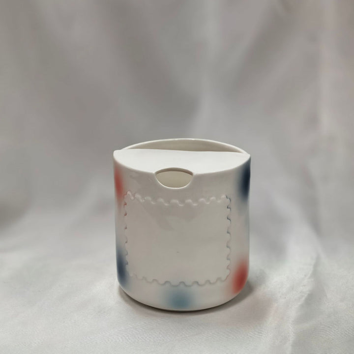 Hand-painted ceramic mug, 460 ml