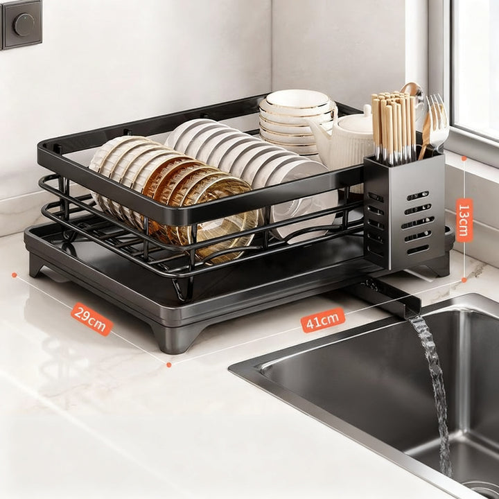 Dish drying rack made of stainless steel