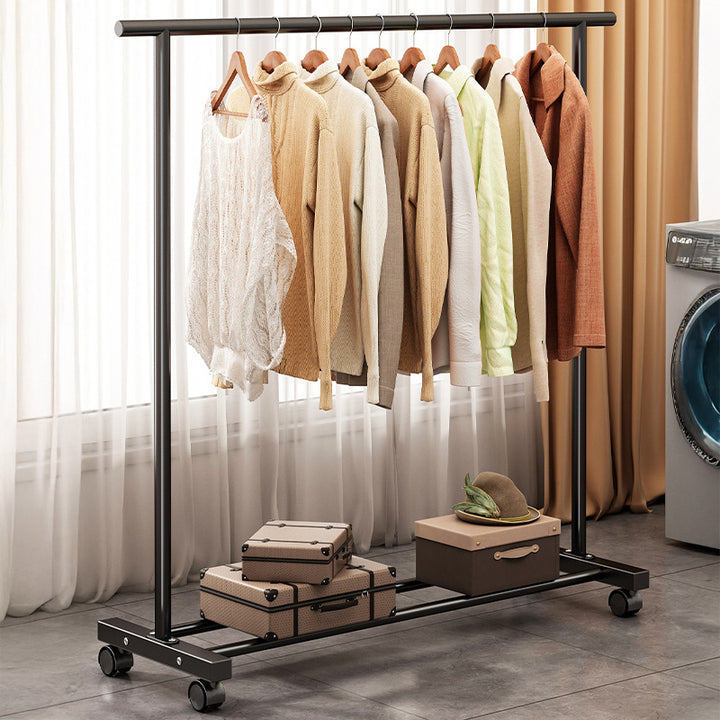 Standing laundry rack, one-piece, made of carbon steel