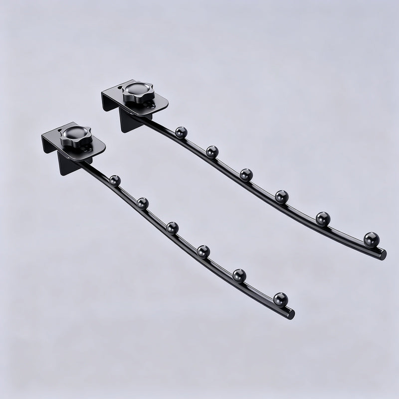 Wall hooks for clothing, stainless steel, multiple