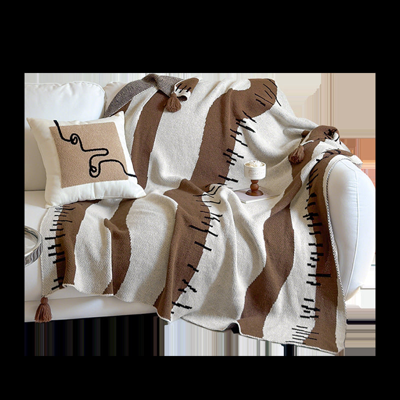 Acrylic Throw Blanket, simple and elegant