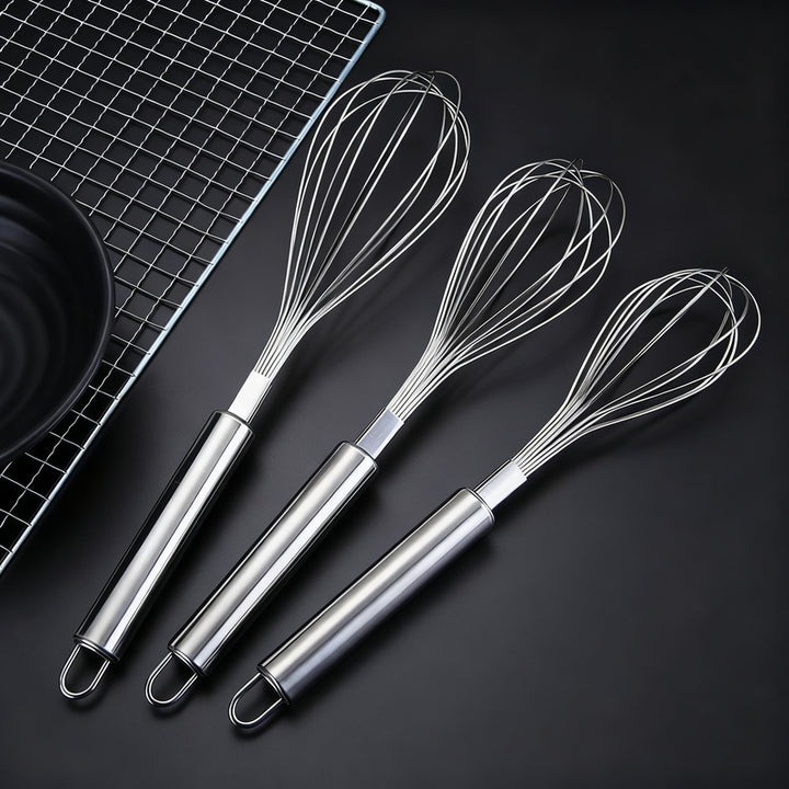 Stainless steel hand whisk