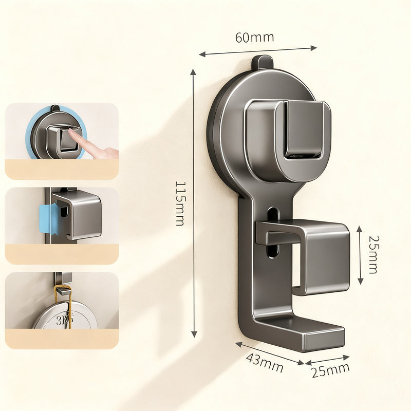Suction cup holder for sinks and bowls