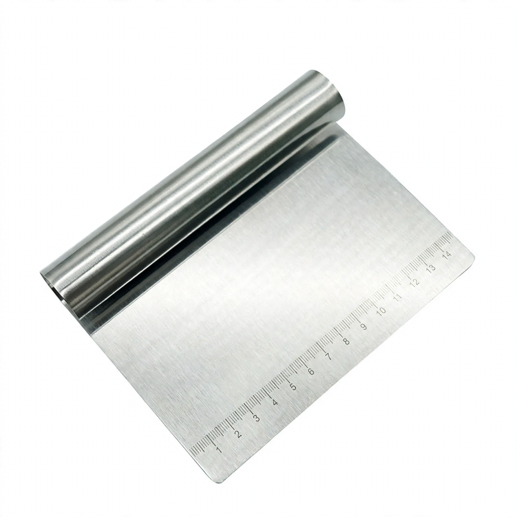 Stainless Steel Dough Scraper with Measurement Scale