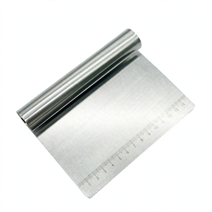 Stainless Steel Dough Scraper with Measurement Scale