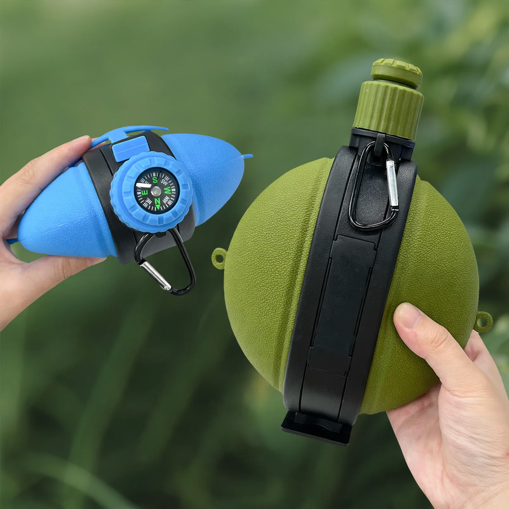 Collapsible Silicone Water Bottle, 580 ml, Outdoor