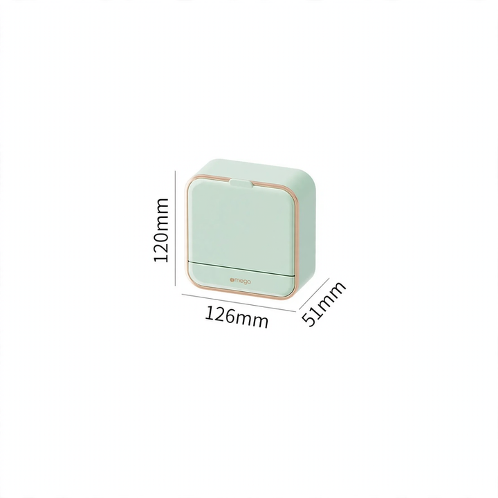 Soap box, wall mounted, with drain