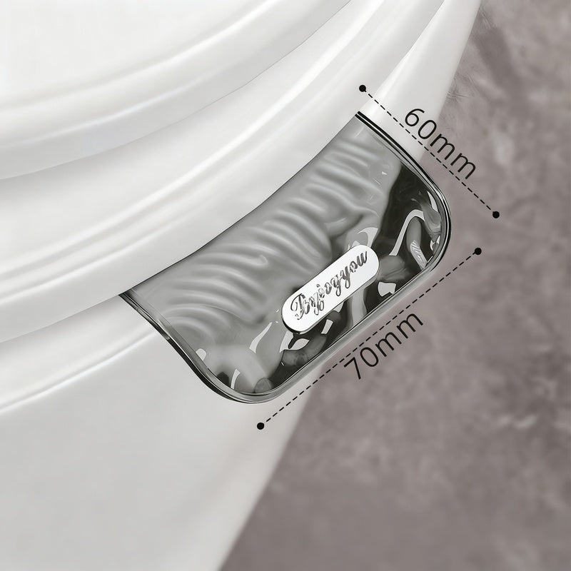 Toilet seat lever made of plastic