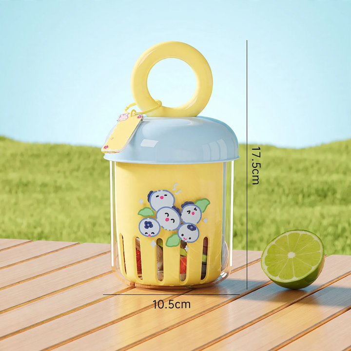 Pumpkin drink bottle with carrying handle, 4 L