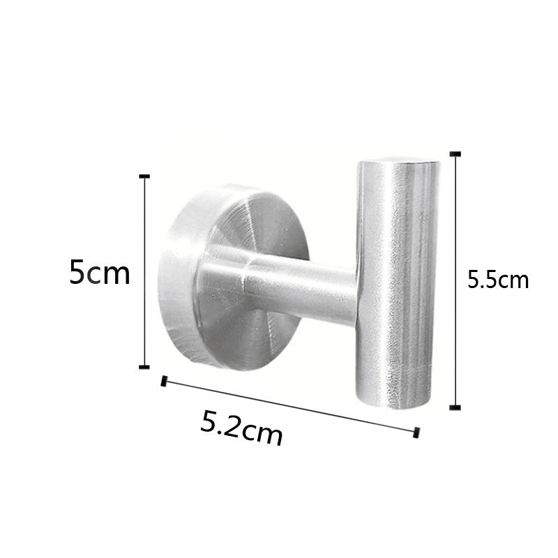 Stainless steel wall hooks, adhesive, bathroom and kitchen