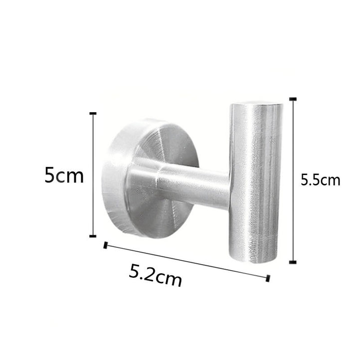Stainless steel wall hooks, adhesive, bathroom and kitchen
