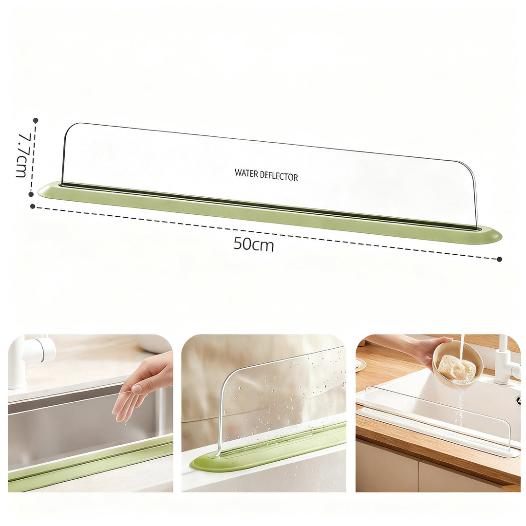 Silicone splash guard for sink