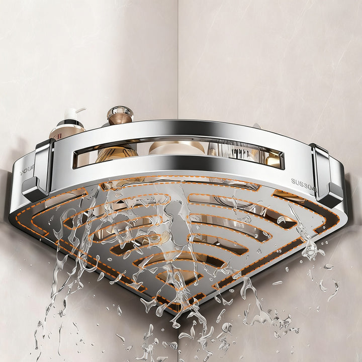 Stainless Steel Corner Basket for Bathroom and Shower
