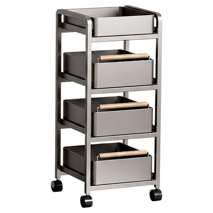 Mobile kitchen rack for vegetables and spices
