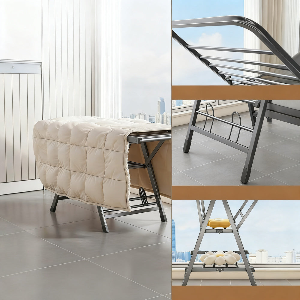 Foldable drying rack made of carbon steel