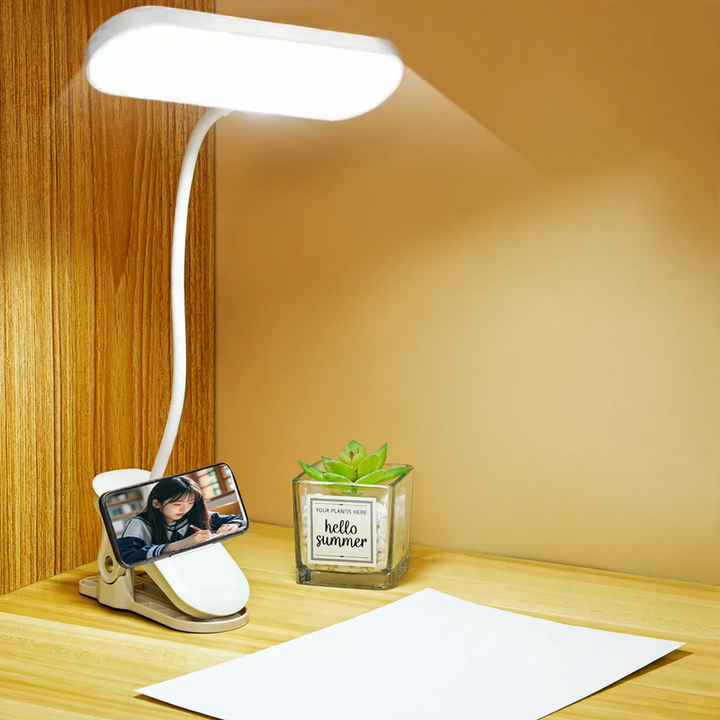 LED desk lamp with color temperature selection