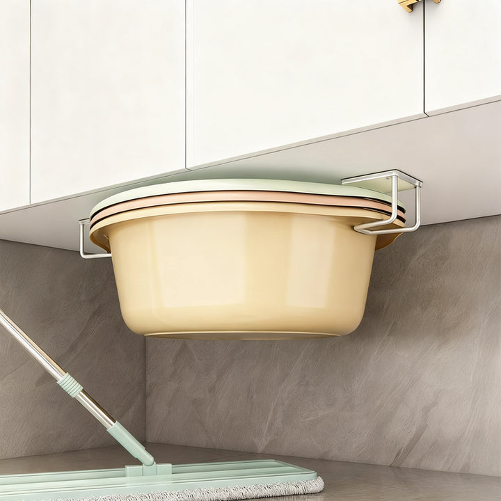 Stainless steel hooks for under-cabinet, no drilling