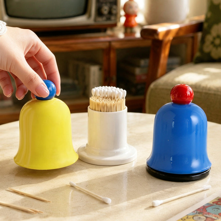 Toothpick box with bell, ABS plastic