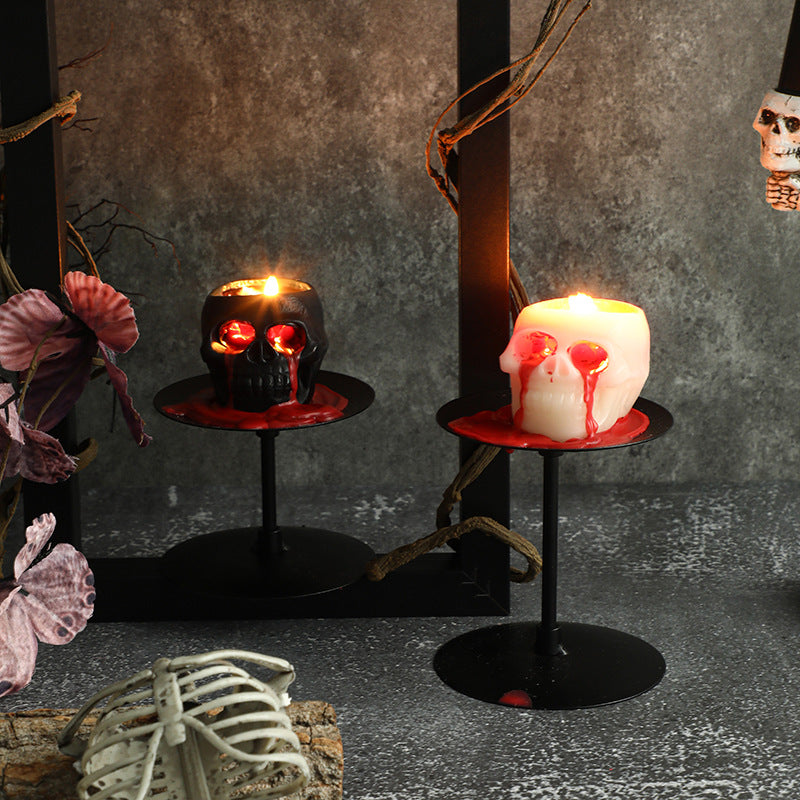 Totenkopf Scented Candle made of Soy Wax, handcrafted