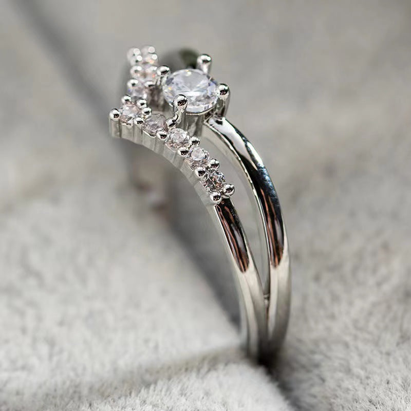 Heart-V-Ring made of copper