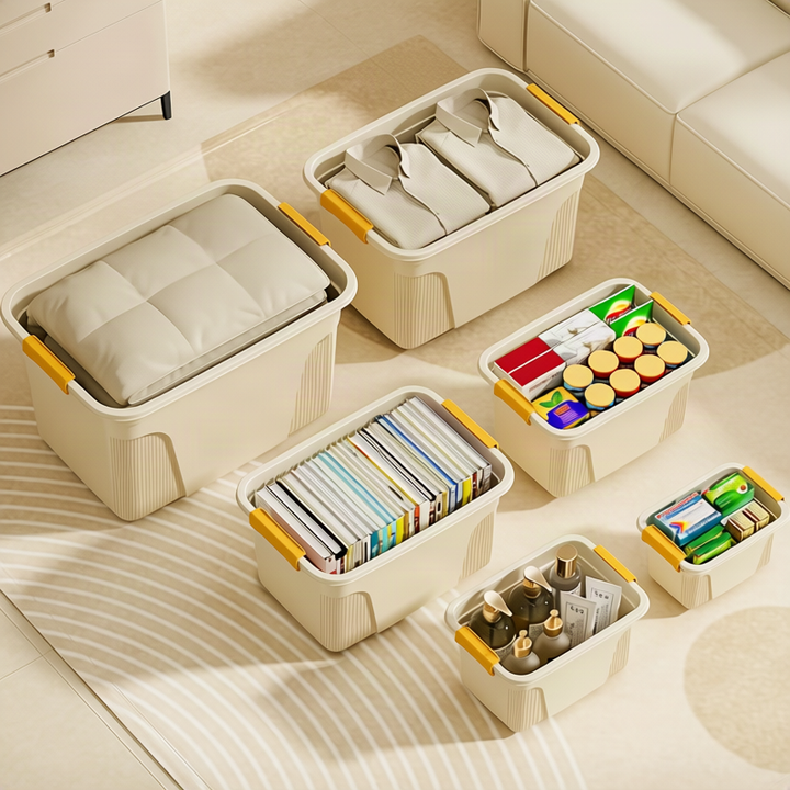 Plastic storage box, dustproof and moisture-resistant