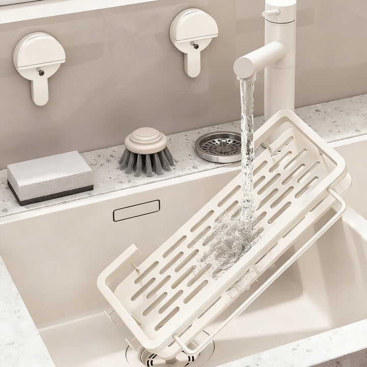 Suction Cup Draining Rack Kitchen, Aluminum