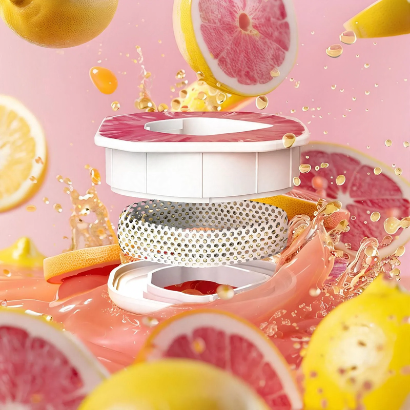 Stainless steel drinking bottle with flavor rings