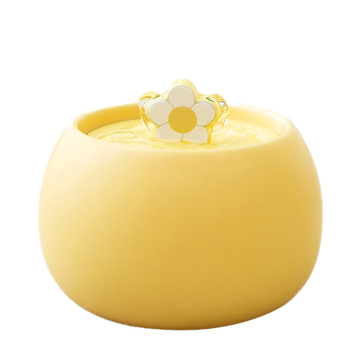 Automatic ceramic drinking bowl for cats and dogs