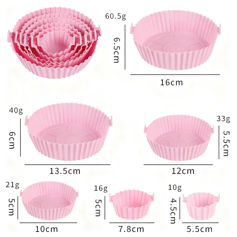 Silicone egg cups, round, 9×9×7 cm