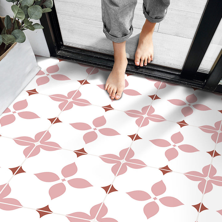 Marble floor sticker, self-adhesive